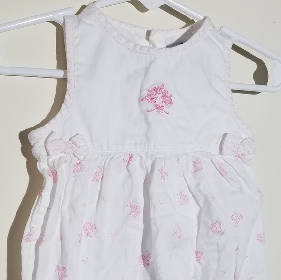 Absorba Floral Romper 6m - Picture 2 of 4